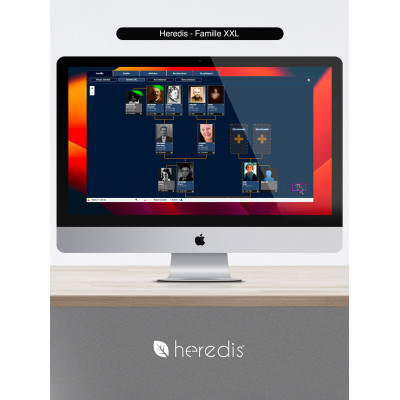 Coffret Heredis Mac Pro : Généalogie complète