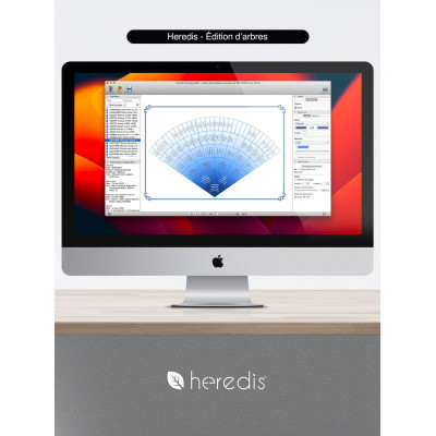 Coffret Heredis Pro Windows & Mac : Généalogie