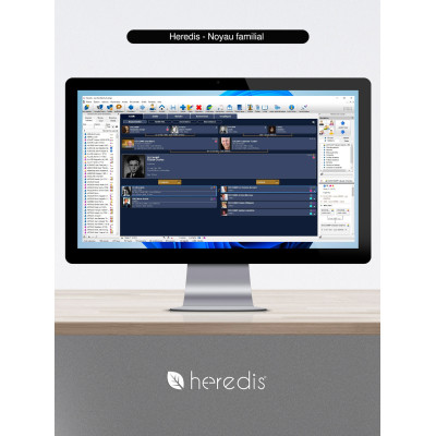 Coffret Heredis Pro Windows & Mac : Généalogie