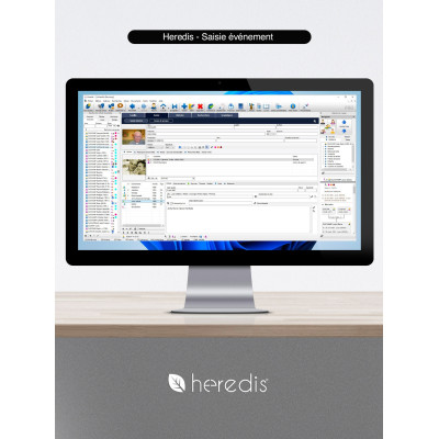 Coffret Heredis Pro Windows & Mac : Généalogie