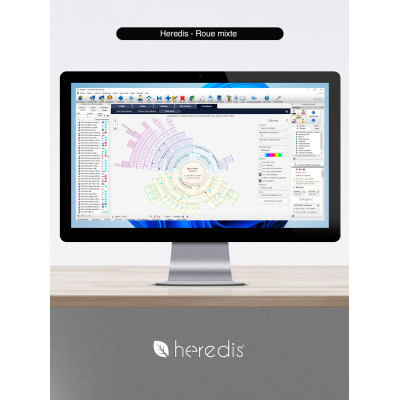 Coffret Heredis Pro Windows & Mac : Généalogie