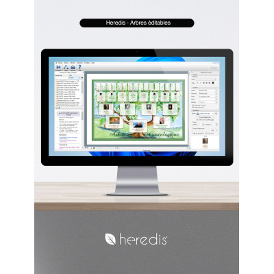 Heredis 2026 Pro - Généalogie Windows & macOS