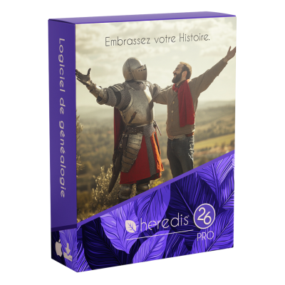Coffret Heredis Pro Windows & Mac : Généalogie
