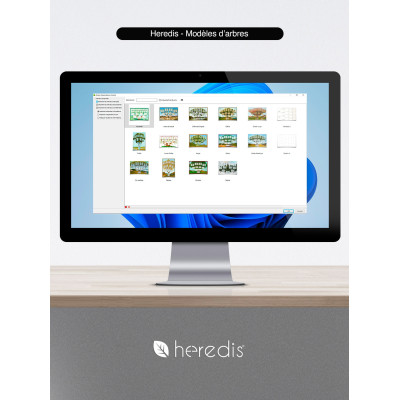 Coffret Heredis Pro Windows & Mac : Généalogie