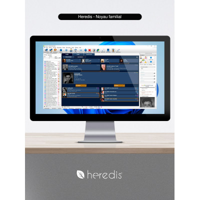 Coffret Heredis Pro Windows & Mac : Généalogie