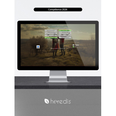 Coffret Heredis Pro Windows & Mac : Généalogie