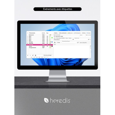 Mise à jour Heredis 2027 Suite pour Windows