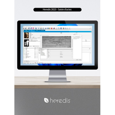 Heredis 2027 Expert Windows - Logiciel de Généalogie Complet