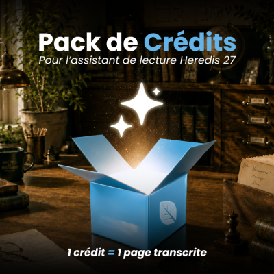 Pack de crédits pour l'assistant de lecture | Heredis 27